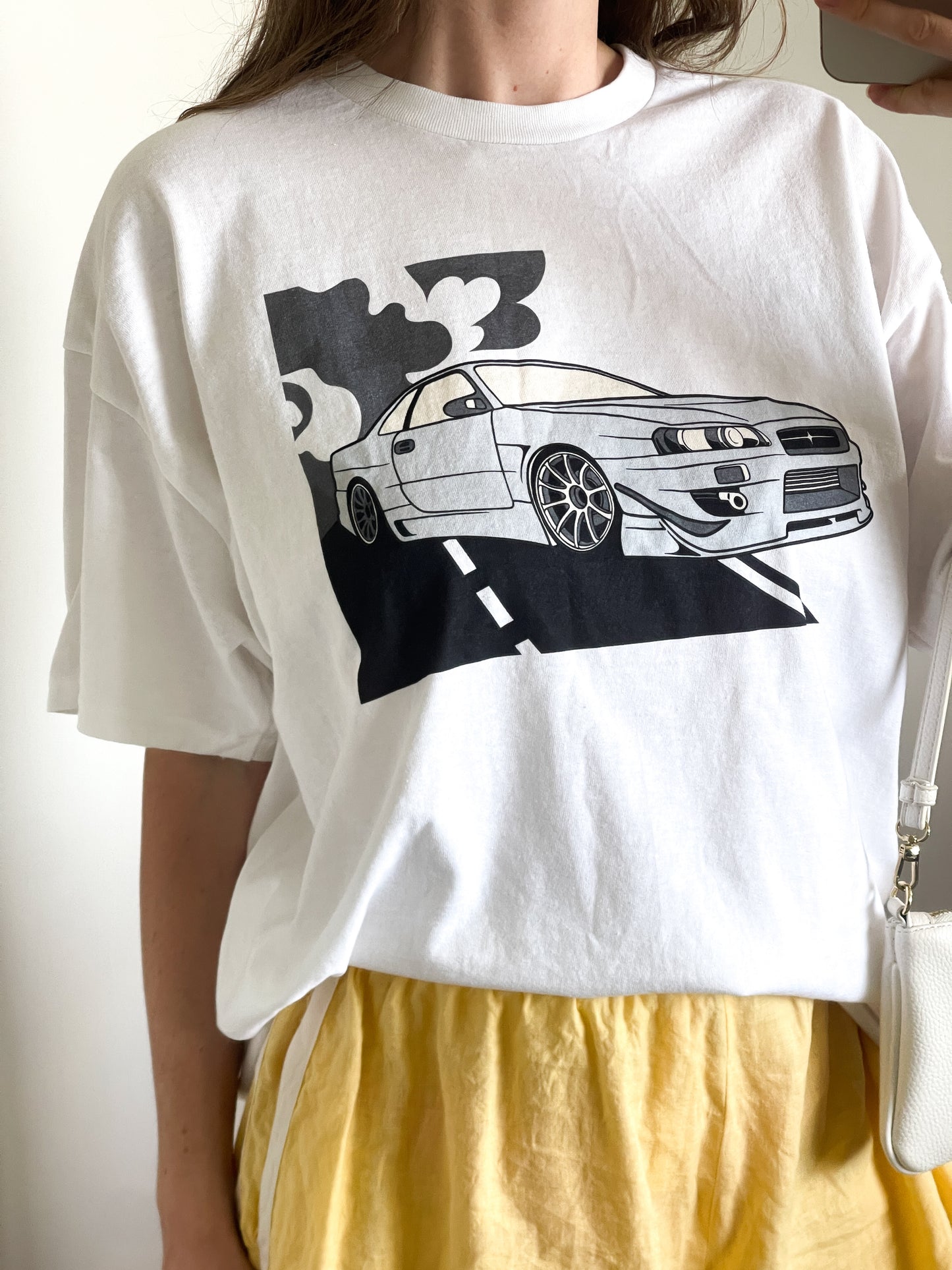 Skyline Classic | White Graphic T-Shirt
