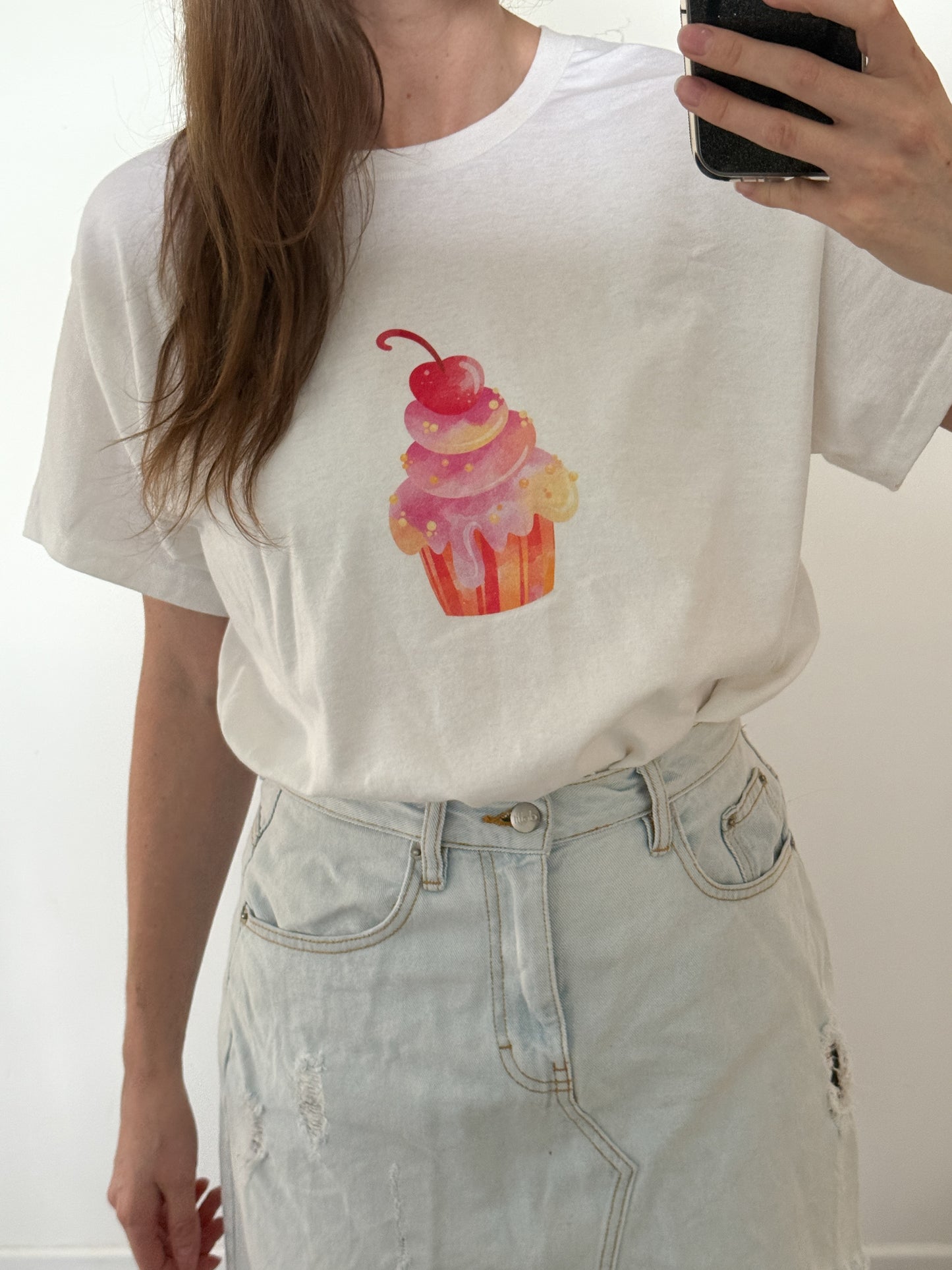 Sweet Shop - Red & Pink | White Graphic T-Shirt