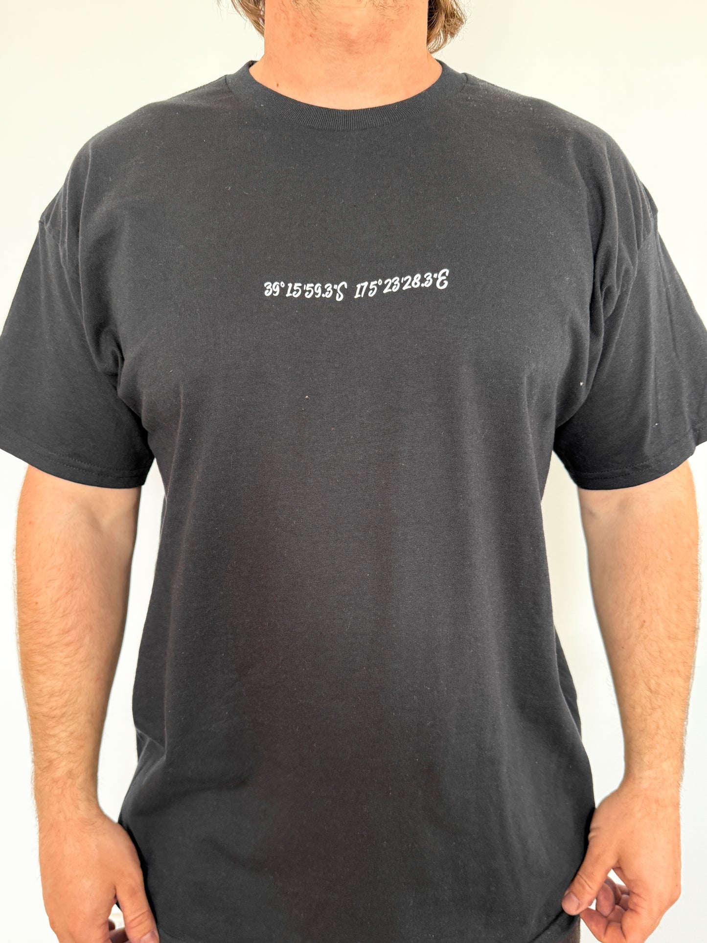 Volcanic Loop Highway | Black Graphic T-Shirt