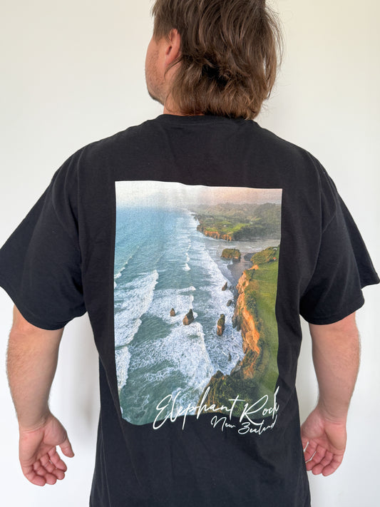 Elephant Rock - ROADIES | Black Graphic T-Shirt