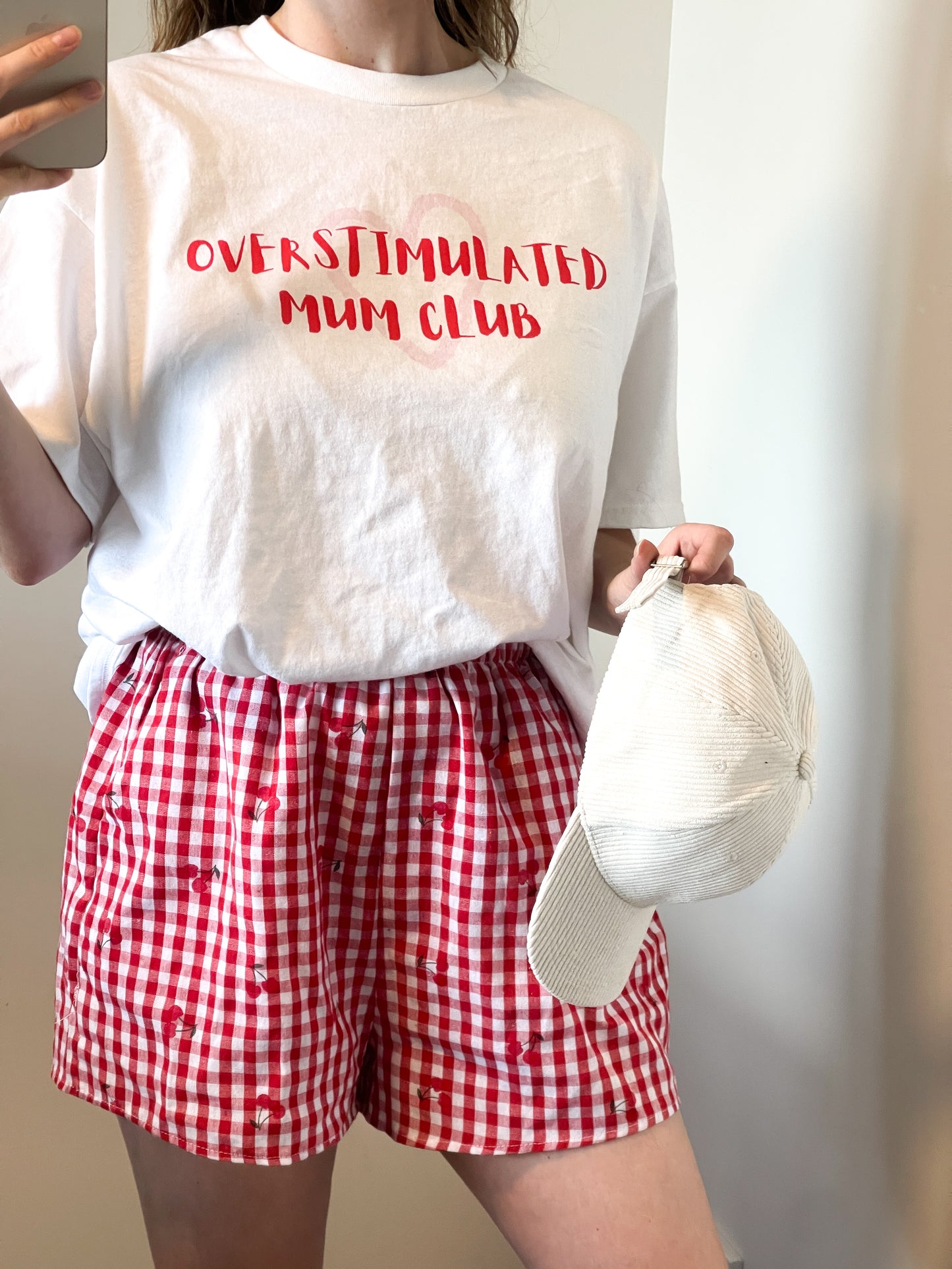 Mum Club | White Graphic T-Shirt