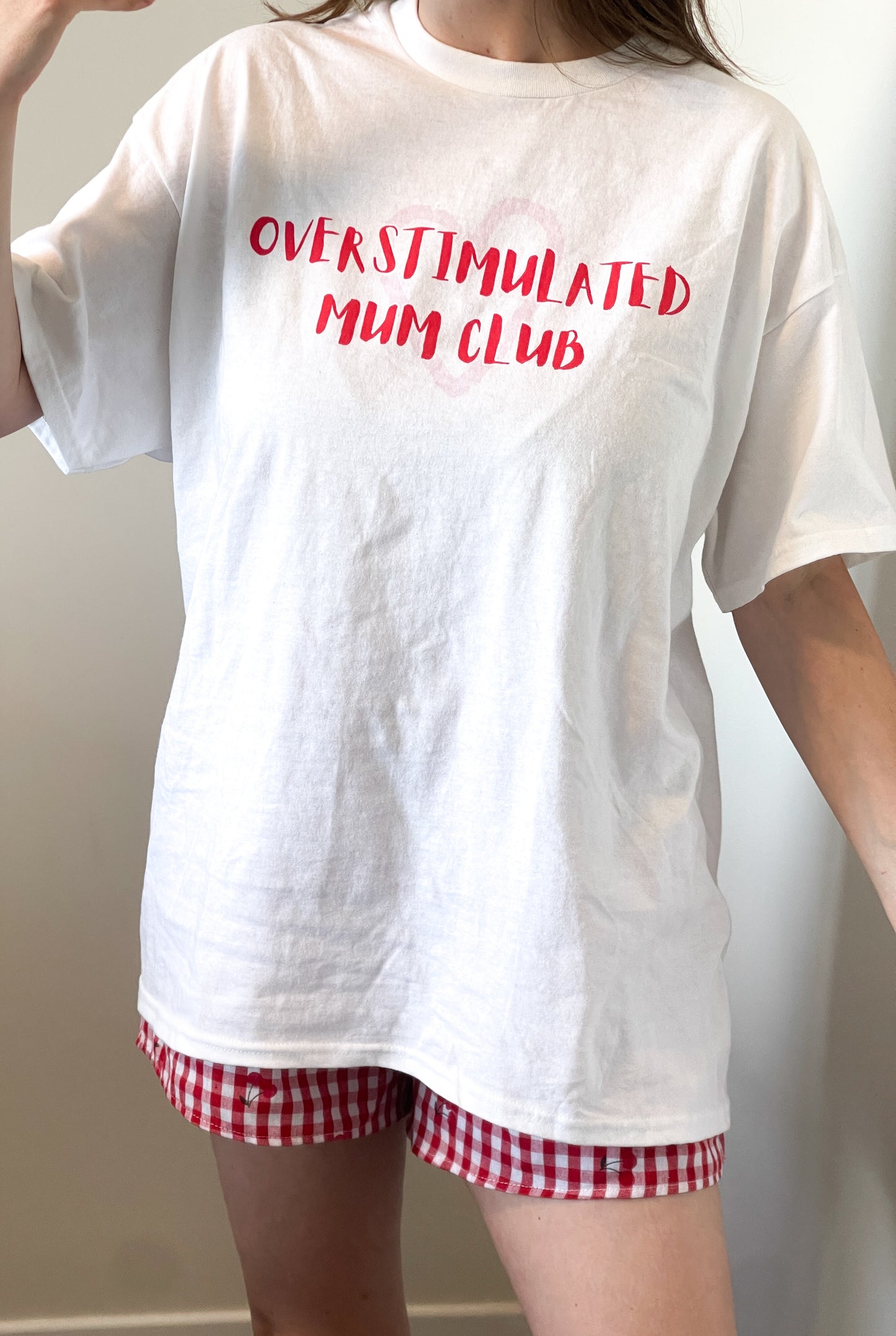 Mum Club | White Graphic T-Shirt