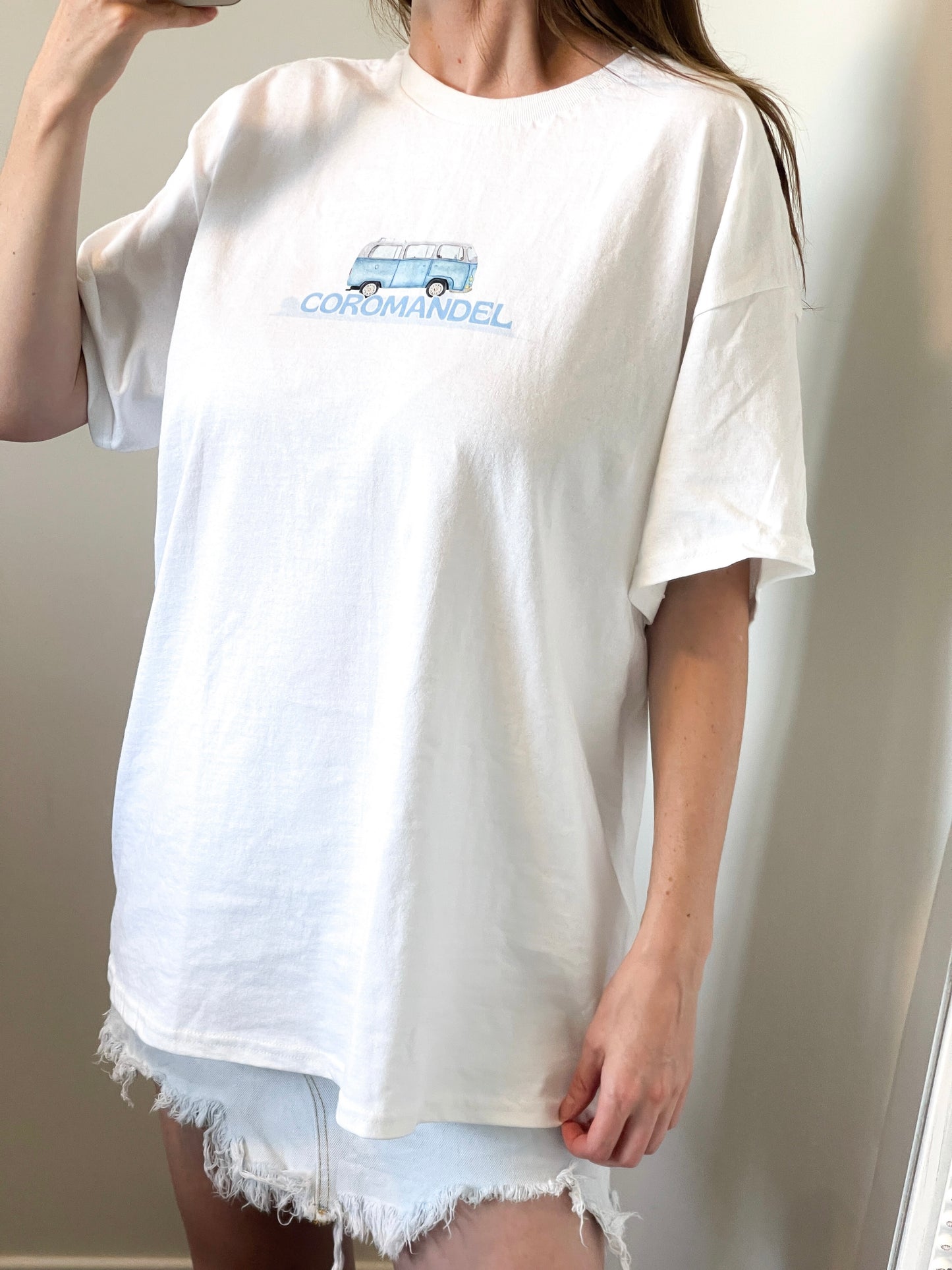 Coromandel Roadies | White Graphic T-Shirt