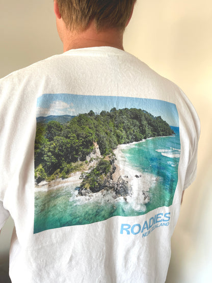 Coromandel Roadies | White Graphic T-Shirt