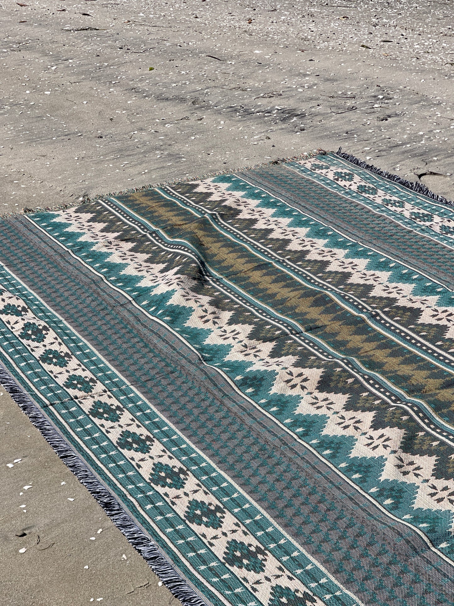 SIESTA - Extra Large Blanket 180 x 260 | Boho Throw Rug