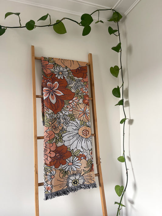 WILDFLOWER - Blanket | 130 x 160 Boho Throw Rug