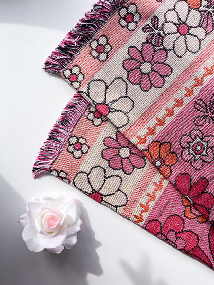 SUGAR BABY - Blanket | 130 x 160 Boho Throw Rug